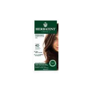 Herbatint Φυτική Βαφή Μαλλιών 4D Καστανό Χρυσαφί, 150ml 