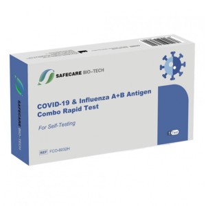 Safecare Combo Rapid Test για Covid-19 & Γρίπης A+B Antigen, 1τμχ