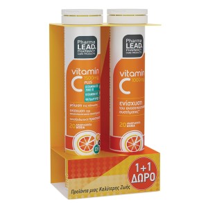 Pharmalead Promo Συμπληρώματα Διατροφής  Vitamin C Plus 1500mg & Vitamin C 1000mg, 40eff. tabs