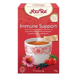 Yogi Tea Immune Support Bio Τσάι με Γλυκόπικρη Γεύση για το Ανοσοποιητικό, 17 φακελάκια