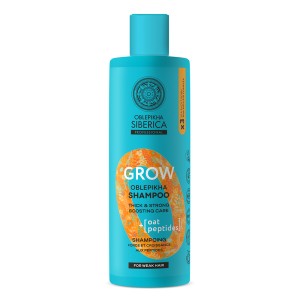 Natura Siberica Oblepikha Ο Professional Σαμπουάν Ενίσχυσης Όγκου με 3x Ιπποφαές & Κολλαγόνο για Όλους τους Τύπους Μαλλιών, 400ml​