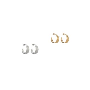Ro-Ro Accessories Σκουλαρίκι Κρίκος, E167, 30mm, 1 ζευγάρι