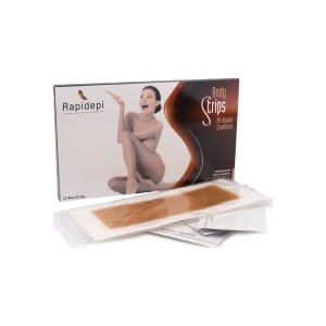 Rapidepi Wax Strips Αποτριχωτικές Ταινίες Σώματος, 12 τμχ