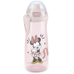 Nuk Sports Cup Παγουράκι με Καπάκι Push-Pull 24m+ Ροζ Minnie , 450ml