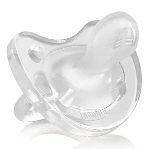 Chicco Physio Soft Πιπίλα όλο Σιλικόνη Διάφανη 0-6m, 1τμχ