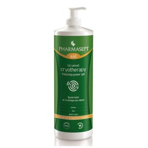 Pharmasept Aid Cryotherapy Freezing Power Gel Ψυκτικό Τοπικό Αναλγητικό Τζελ για Ανακούφιση από τον Πόνο, 1lt
