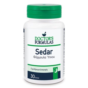 Doctors Formulas Sedar Φόρμουλα Ύπνου Στρές/Αϋπνία, 30 δισκία