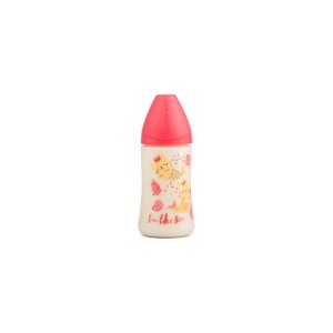 Suavinex Μπιμπερό Πλαστικό Σιλικόνης Pink Mermaid 0-6m 270ml