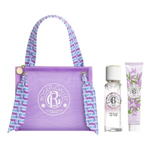 Roger & Gallet Σετ Ομορφιάς με Wellbeing Fragrant Water Γυναικείο Άρωμα 30ml & Κρέμα Χεριών 30ml & Δώρο Τσάντα Μωβ
