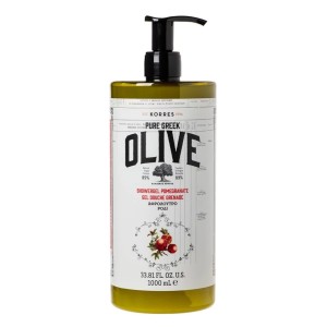 Korres Pure Greek Olive Αφρόλουτρο με Άρωμα Ρόδι, 1000ml