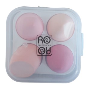 Ro-Ro Accessories Blending Eggs SP189, Σφουγγαράκια για την Eφαρμογή της Yγρής βάσης μακιγιάζ Ροζ, 4τμχ