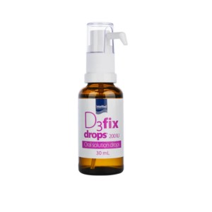 Intermed D3 Fix Drops 200IU Πόσιμο Διάλυμα D3 σε Σταγόνες, 30ml