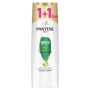 Pantene Promo Pro-V Smooth & Silk Shampoo Σαμπουάν Pantene Pro-V Σαμπουάν για Απαλά & Μεταξένια Μαλλιά 1+1 Δώρο, 720ml