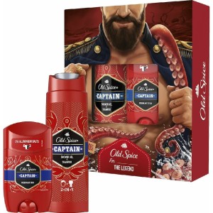 Old Spice Promo Captain Deodorant Stick (50ml) & Shower / Shampoo Gel (250ml)