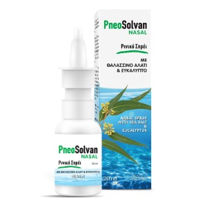 Rener Pneosolvan Nasal Spray Ρινικό Σπρέι με Θαλασσινό Αλάτι & Ευκάλυπτο, 20ml