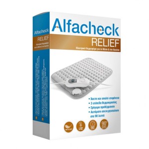 Alfacheck Relief Ηλεκτρική Θερμοφόρα για την Μέση και τον Αυχένα, 40*30cm, 1τμχ