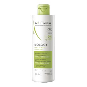 A-Derma Biology Ενυδατικό Γαλάκτωμα Καθαρισμού με Μικύλλια, 400ml