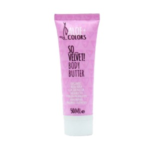 Aloe Colors So Velvet! Body Butter Πλούσια Ενυδάτωση με Άρωμα Πούδρας, 50ml