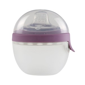 KidsMe 2-In-1 Silicone Oval Feeding Bottle 0m+ 150ml KID-0090, 1τμχ