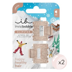 Invisibobble Clipstar S Après-Ski Shimmer, 2τμχ