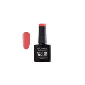 Elixir Make-up Semi Gel Ημιμόνιμο Επαγγελματικό Βερνίκι Νυχιών Νο967 Rum Punch, 8ml