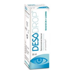 Bausch & Lomb Desodrop Eye Drops Προστατευτικό & Λιπαντικό Οφθαλμικό Διάλυμα, 8ml