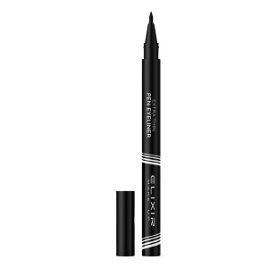 Elixir Extra Thin Στυλό Eye Liner 001 True Black, 1τμχ