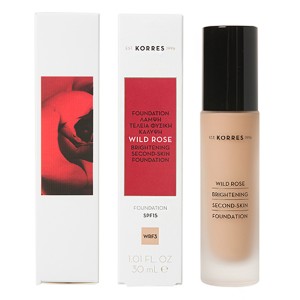 Korres Foundation Άγριο Τριαντάφυλλο Απόχρωση WRF3 SPF15, 30ml