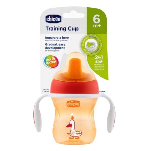 Chicco Training Cup 6m+ Εκπαιδευτικό Κύπελλο Λαχανί, 200ml