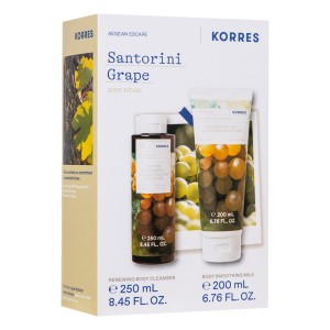 Korres Αμπέλι Σαντορίνης Αφρόλουτρο 250ml + Eνυδατικό Γαλάκτωμα Σώματος 200ml, 1σετ