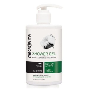 Macrovita Revitalization And Fresness Αφρόλουτρο σε Gel για Άνδρες, 500ml