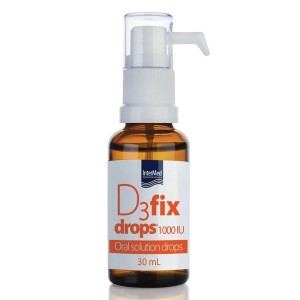 Intermed D3 fix Drops 1000iu Βιταμίνη D σε Σταγόνες με Αντλία Χόρηγησης, 30ml