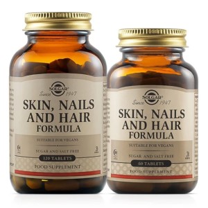 Solgar Promo Skin Nails and Hair Formula Συμπλήρωμα Διατροφ΄ής για Μαλλιά, Νύχια, Δέρμα, 120 tablets & 60 Tablets