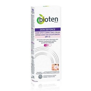 Bioten Skin Defence Dark Spot Correcting Cream Κρέμα Κατά των Δυσχρωμιών SPF15, 50ml
