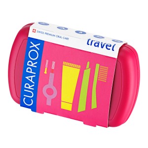 Curaprox Travel Set Φούξια, 1σετ