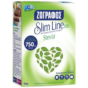 ΖΩΓΡΑΦΟΣ SLIM LINE STEVIA ΣΕ ΣΚΟΝΗ 150gr.