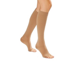Anatomic Line 6333 Κάλτσα Κάτω Γόνατος Ανοιχτά Δάχτυλα Class II 22-33 mm Hg Χρώμα Μπεζ, 1 ζευγάρι