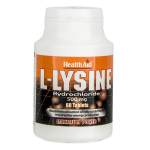 Health Aid L-Lysine 500mg , 60tabs