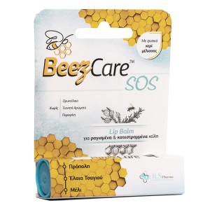 BeezCare SOS Lip Balm για Ραγισμένα και Κατεστραμμένα Χείλη, 4.5g