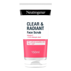 Neutrogena® Clear & Radiant Face Scrub Vitamin C Απολέπιση Προσώπου με Βιταμίνη C, 150ml