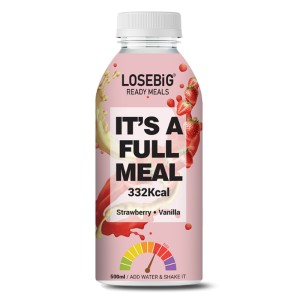 Amhes Pharma Losebig Its a Fullmeal Strawberry-Vanilla Συμπλήρωμα Διατροφής Πλήρους Γεύματος με Γεύση Φράουλα-Βανίλια, 500ml