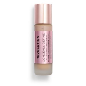 Revolution Conceal & Define Foundation Απόχρωση F7, 23ml