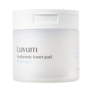 Luvum Witch Hazel Hyaluronic Toner Pad, 60pads