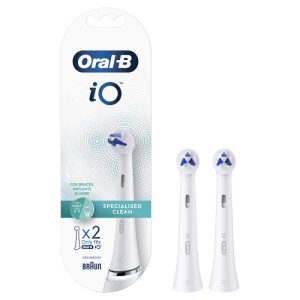 Oral-B Ανταλλακτικές Κεφαλές Ηλεκτρικής Οδοντόβουρτσας IO Specialised Clean , 2τμχ