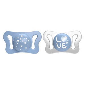 Chicco Physio Forma Micro Πιπίλα με Θηλή Σιλικόνης 0-2m, 2τμχ