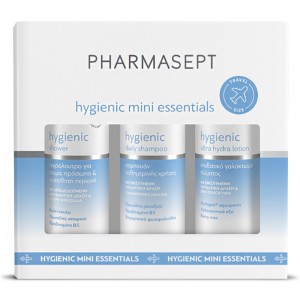 Pharmasept Hygienic Σετ Περιποίησης για Ενυδάτωση & Καθαρισμό Σώματος Travel Size, 3τμχ