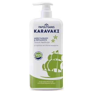 PAPOUTSANIS KARAVAKI ΑΦΡΟΛΟΥΤΡΟ 750ml - (ΓΙΑΣΕΜΙ & ΠΕΡΓΑΜΟΝΤΟ) (ΑΝΤΛΙΑ)