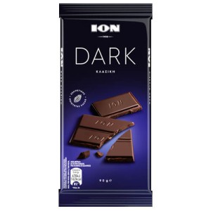 ΙΟΝ ΣΟΚΟΛΑΤΑ ΥΓΕΙΑΣ DARK 90gr. - (ΚΛΑΣΙΚΗ) (3025)
