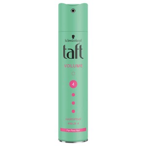 TAFT HAIR SPRAY 250ml - (No 4) (VOLUME GREEN)