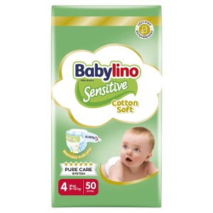 BABYLINO ΠΑΝΑ SENSITIVE No 4 (8-13kg) - (50τεμ.)